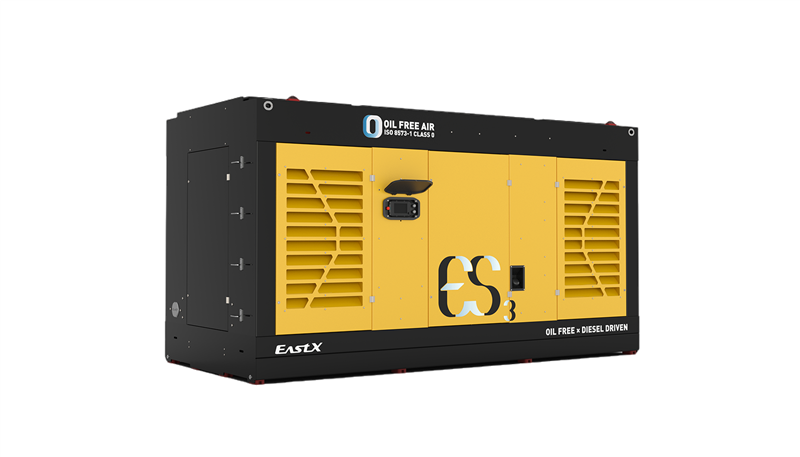 柴油驅(qū)動(dòng)無(wú)油空壓機(jī)租賃ES3